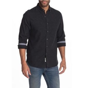 Report Collection Solid Slim Fit Flannel Shirt